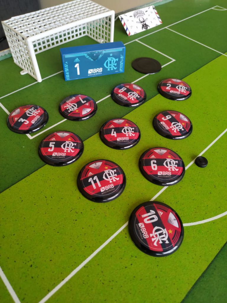 Futebol de botão (TUTORIAL) - Como posicionar o seu time na mesa. 